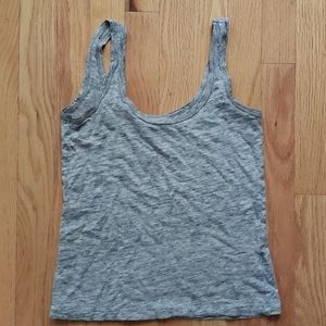 J Crew Linen Cropped Tank